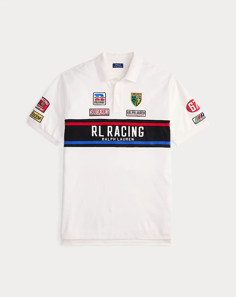 Mesh Graphic Polo Shirt