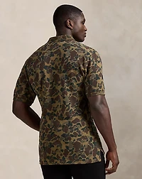 Big Pony Camo-Print Mesh Polo Shirt