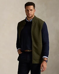 Quilted Double-Knit Jersey Vest