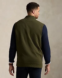 Quilted Double-Knit Jersey Vest