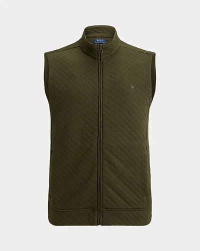 Quilted Double-Knit Jersey Vest