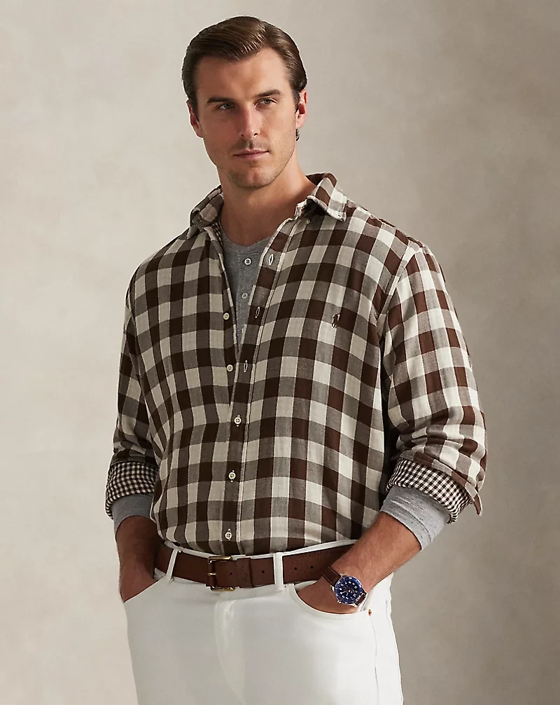 Plaid Double-Faced Shirt