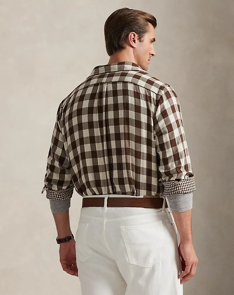 Plaid Double-Faced Shirt