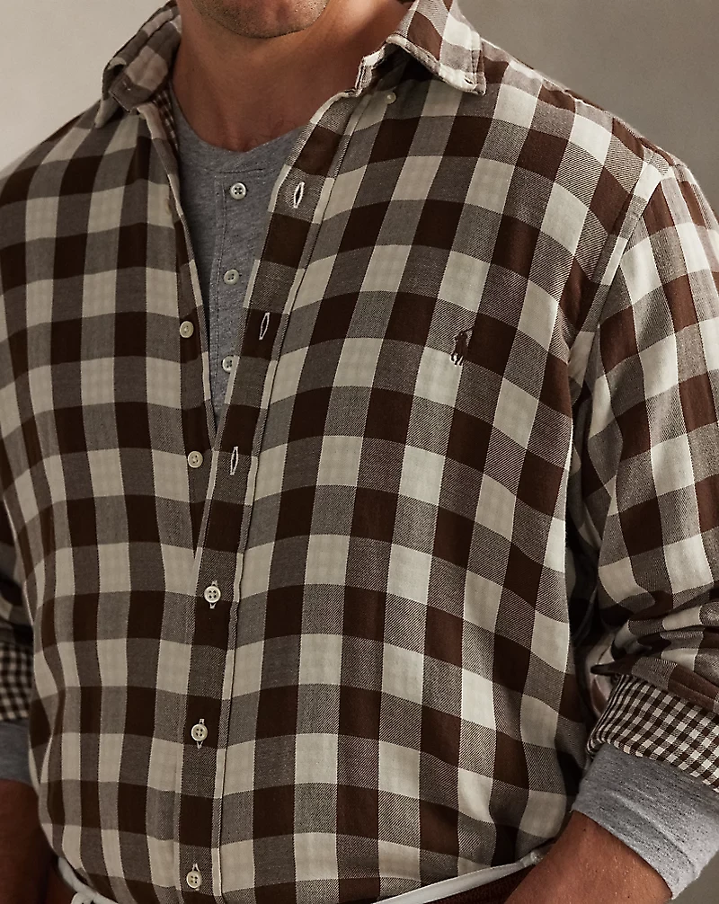 Plaid Double-Faced Shirt