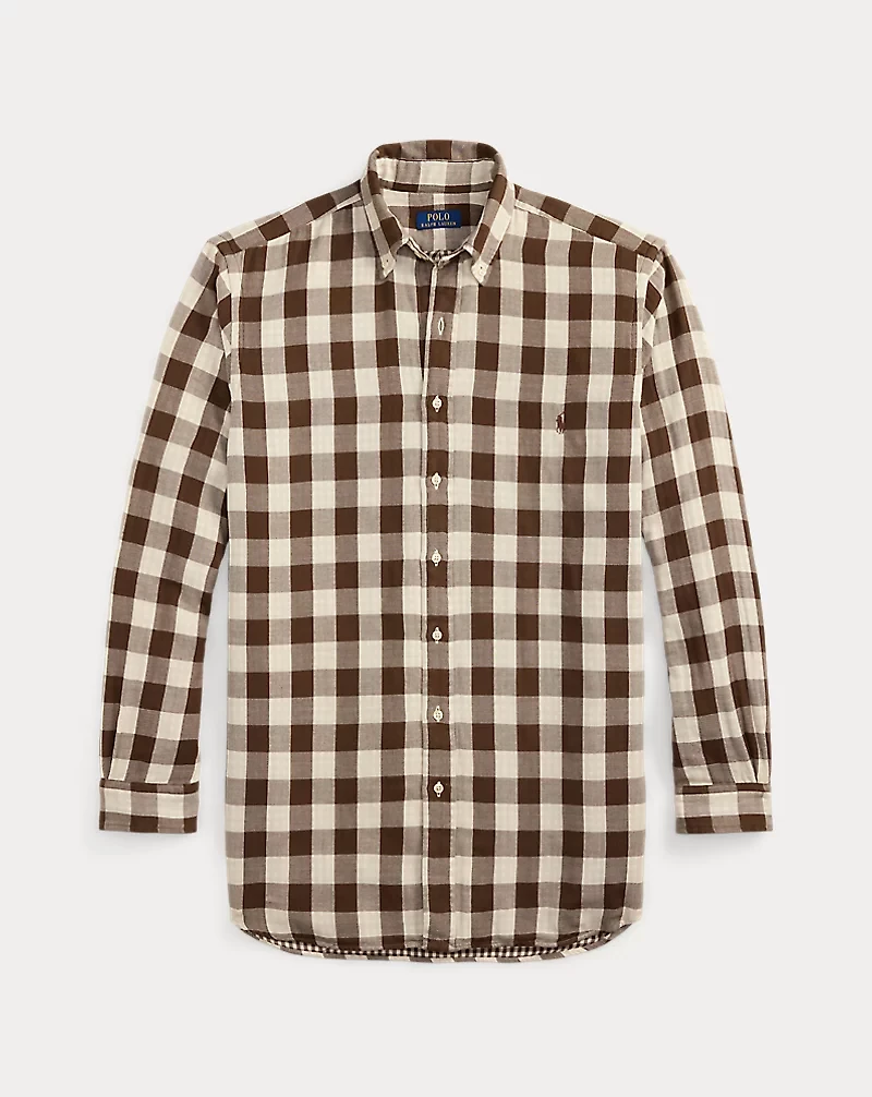 Plaid Double-Faced Shirt