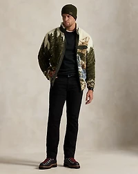 Pile Fleece Graphic Jacket