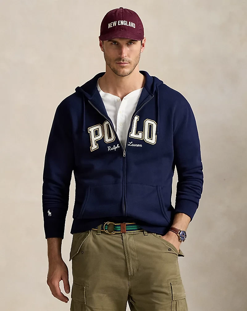 Logo Fleece Full-Zip Hoodie