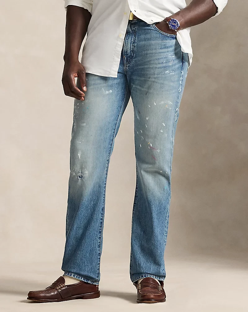 Hampton Straight Hand-Painted Jean