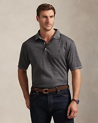 Glen Plaid Soft Cotton Polo Shirt