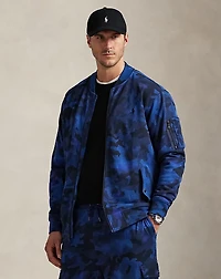 Camo Double-Knit Flight Jacket