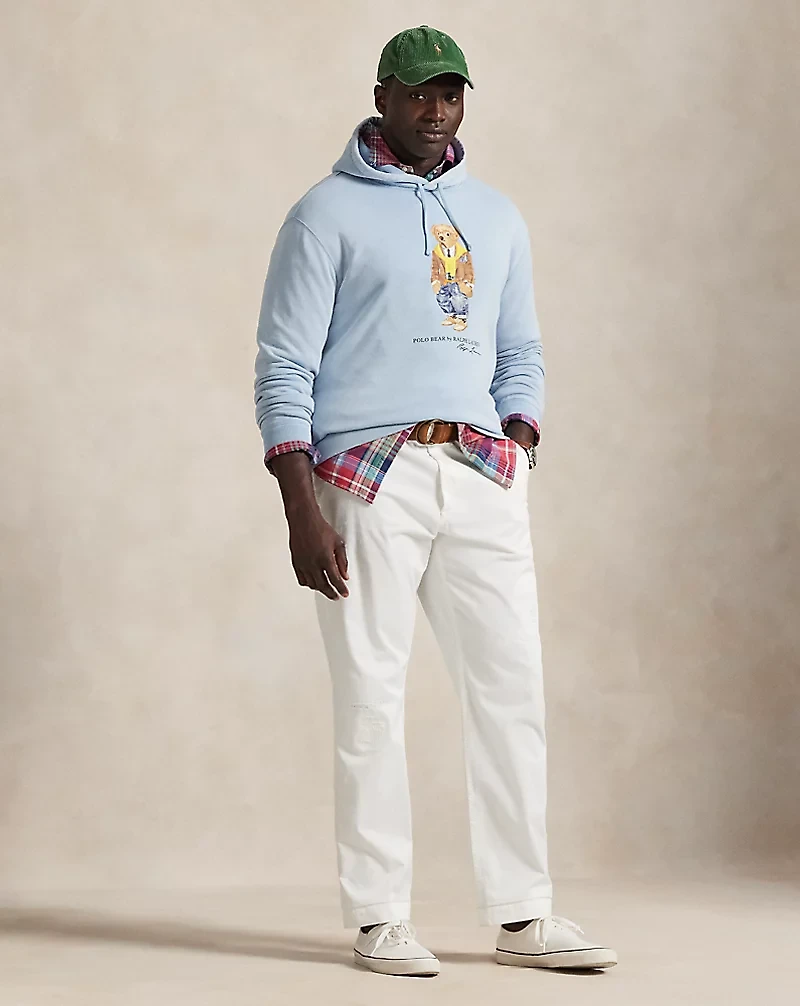 Polo Bear Garment-Dyed Fleece Hoodie