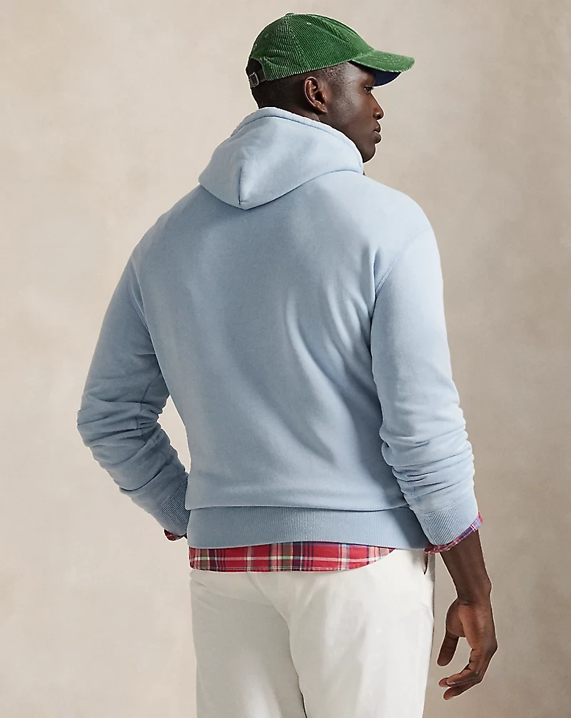 Polo Bear Garment-Dyed Fleece Hoodie