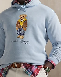 Polo Bear Garment-Dyed Fleece Hoodie