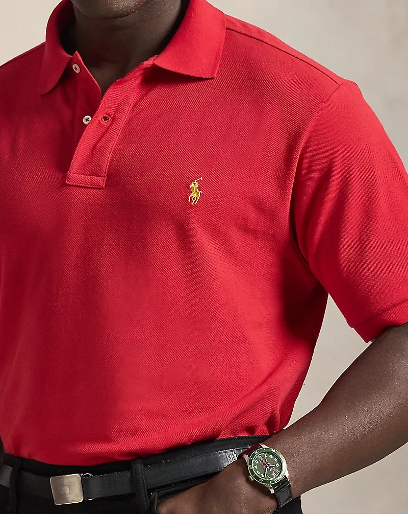 Cotton Mesh Polo Shirt