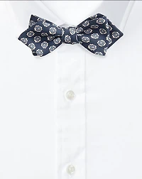 Neat Silk Twill Bow Tie