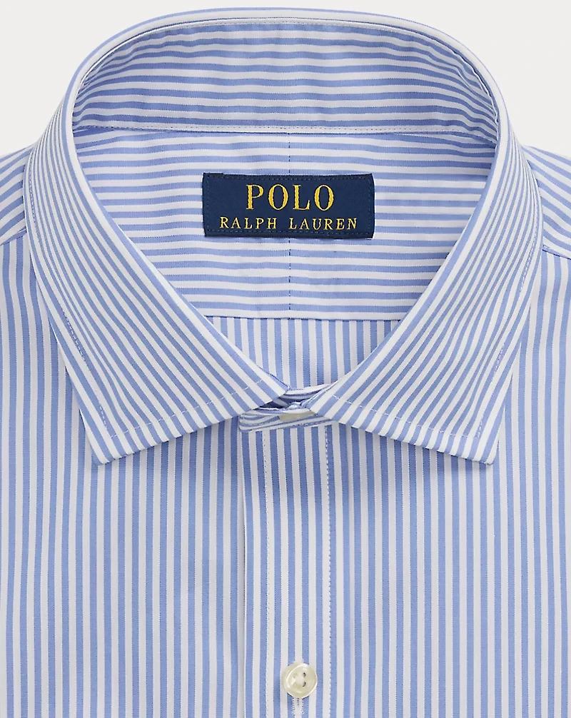 Slim Fit Striped Poplin Shirt