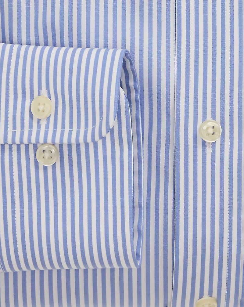 Slim Fit Striped Poplin Shirt