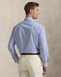 Slim Fit Striped Poplin Shirt