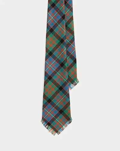 Vintage-Inspired Plaid Wool Tie