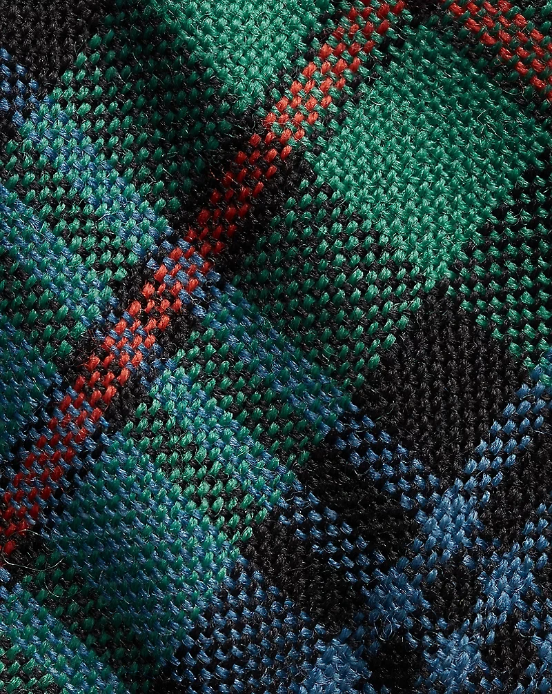 Plaid Wool Bow Tie