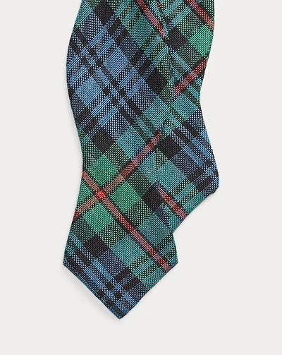 Plaid Wool Bow Tie