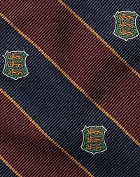 Striped Silk Repp Club Tie