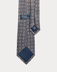 Faded Neat Linen Tie