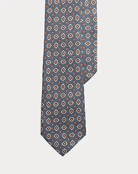 Faded Neat Linen Tie
