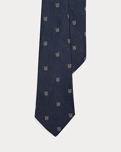 Vintage-Inspired Silk Repp Club Tie
