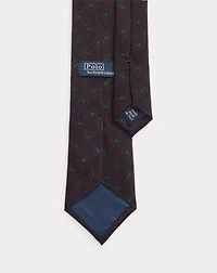 Neat Wool Challis Tie 