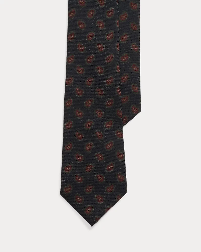 Neat Wool Challis Tie