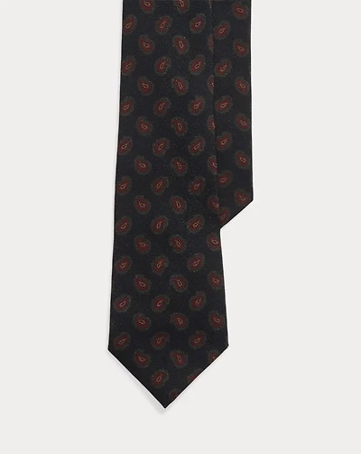 Neat Wool Challis Tie 