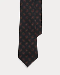 Neat Wool Challis Tie 