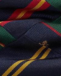 Patchwork Silk Repp Tie