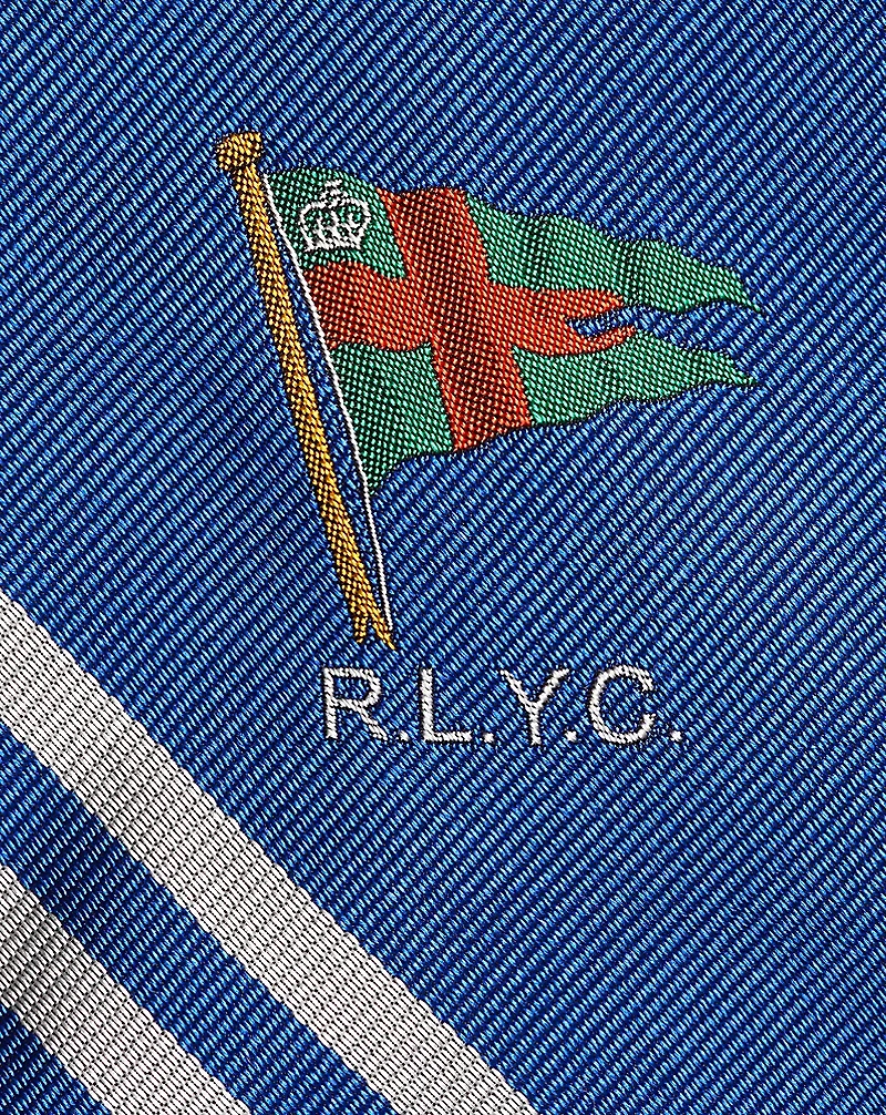 Nautical-Flag Silk Repp Tie