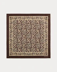 Paisley Silk Twill Bandanna