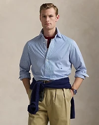 Classic Fit Striped Popover Shirt