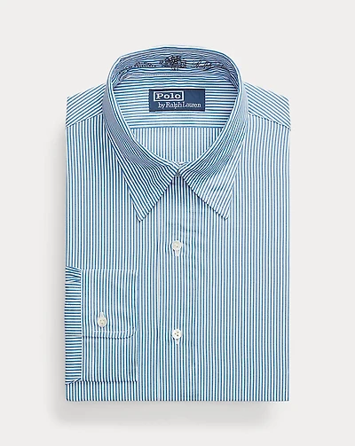 Classic Fit Striped Popover Shirt