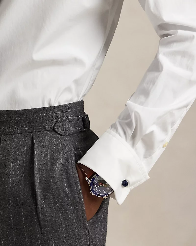 Classic Fit Poplin French Cuff Shirt