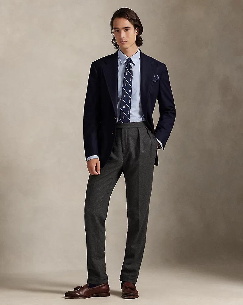 Classic Fit Striped Poplin Shirt