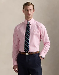 Custom Fit Striped Pinpoint Oxford Shirt