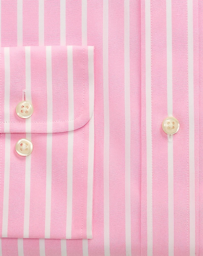 Custom Fit Striped Pinpoint Oxford Shirt