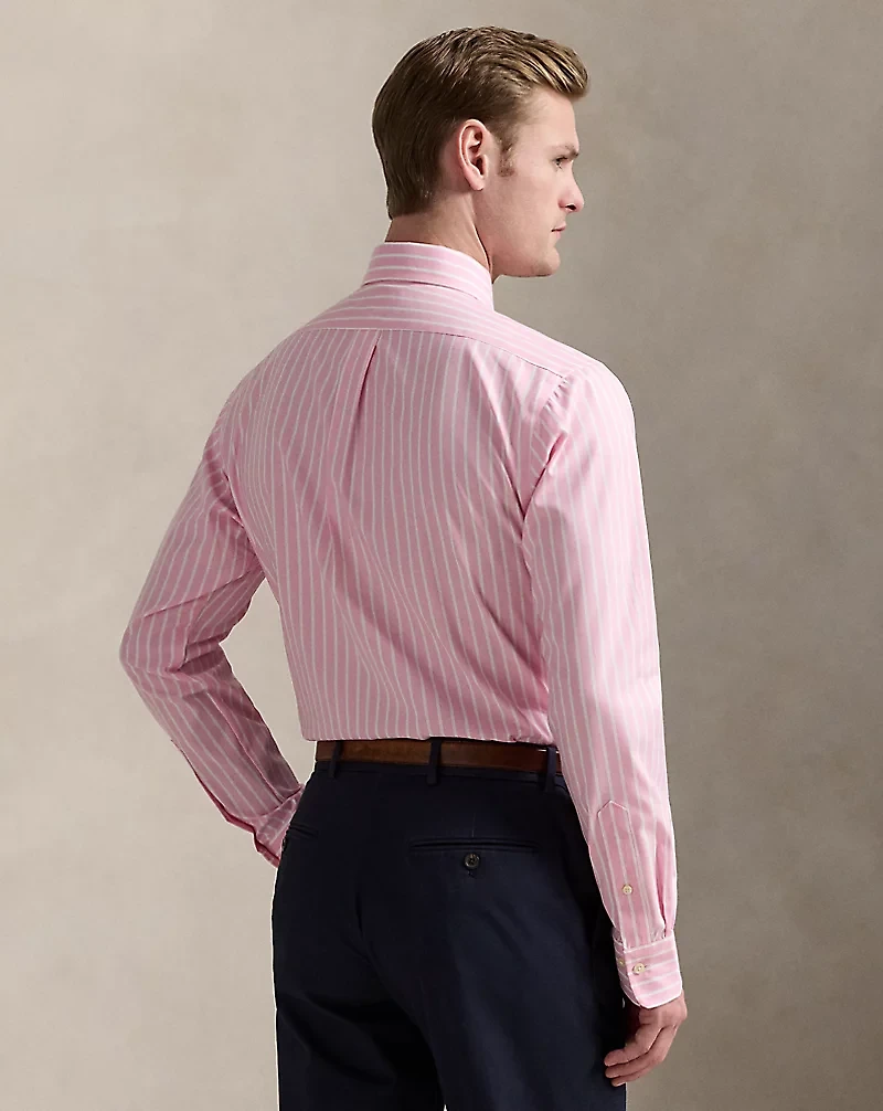 Custom Fit Striped Pinpoint Oxford Shirt