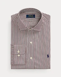 Custom Fit Striped Poplin Shirt