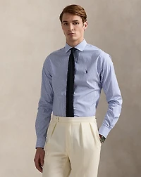 Slim Fit Striped Poplin Shirt