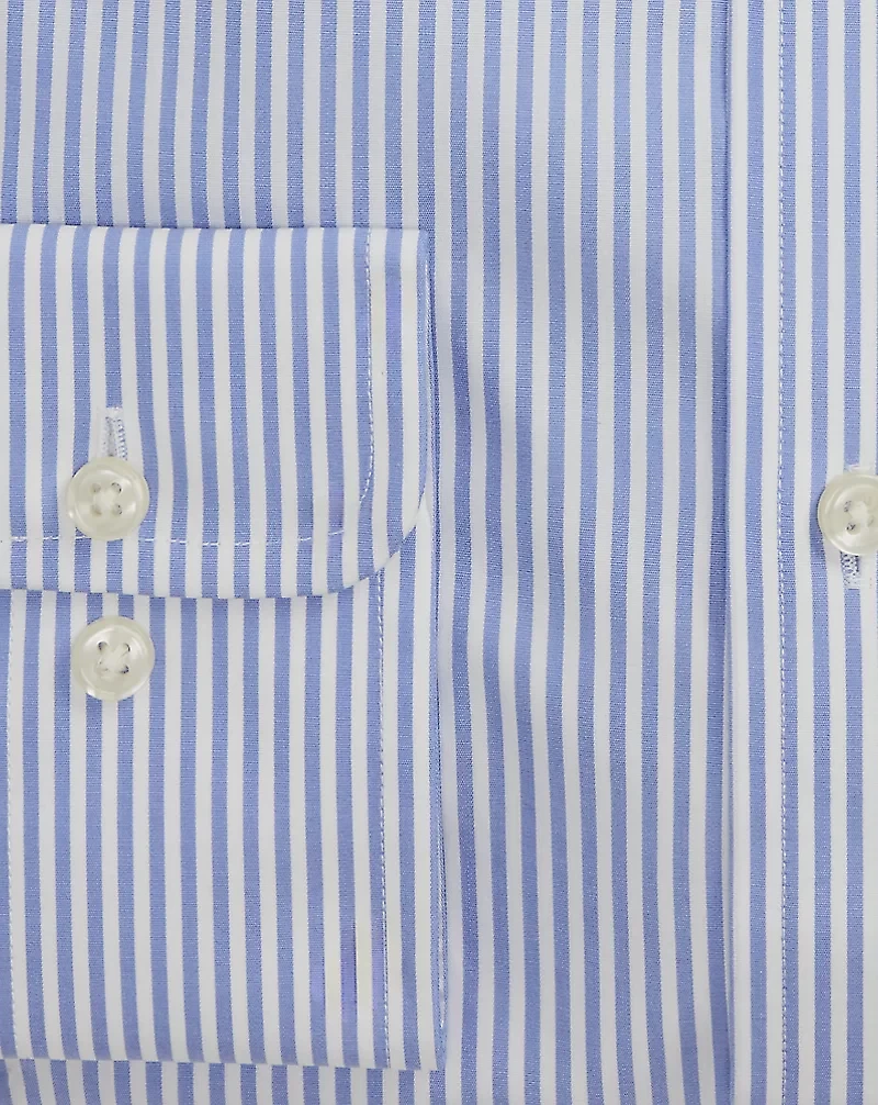 Slim Fit Striped Poplin Shirt
