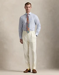 Custom Fit Striped Linen Shirt