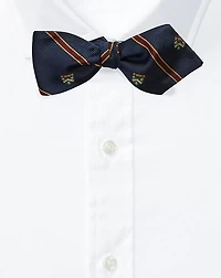 Striped Silk Twill Club Bow Tie