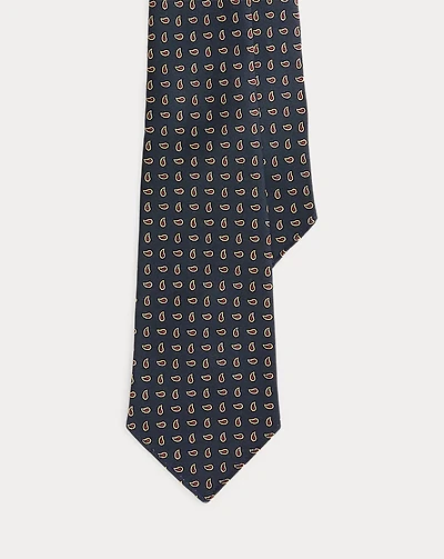 Vintage-Inspired Pine Silk Repp Tie