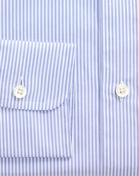 Custom Fit Striped Poplin Shirt